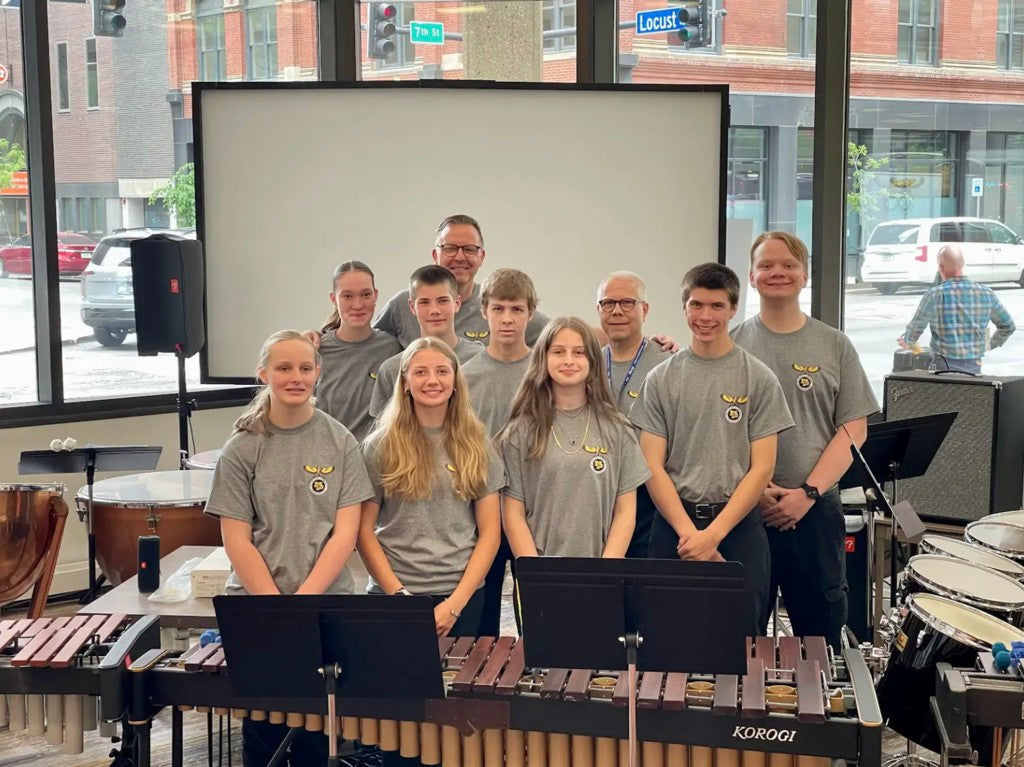 Dutch Percussionist Supports American Band Directors in Iowa