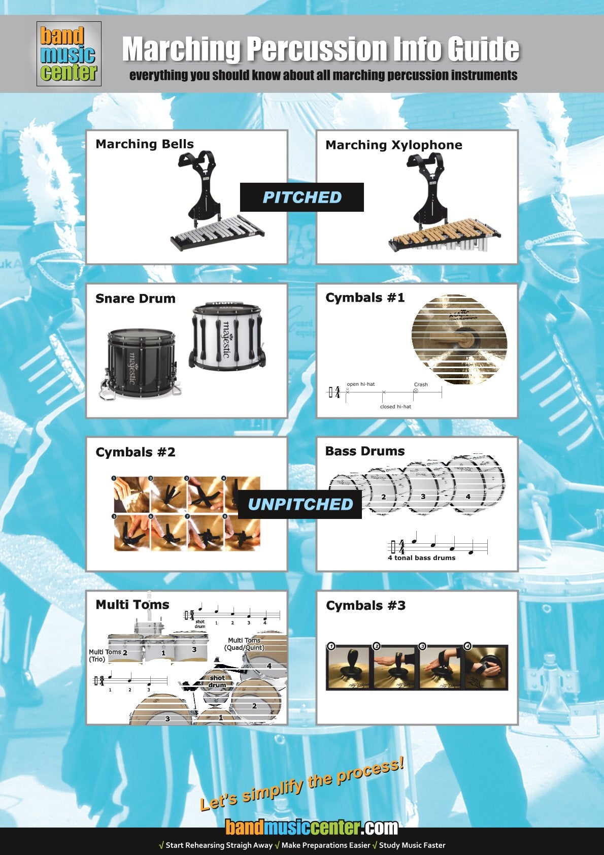 Marching Percussion Info Guide
