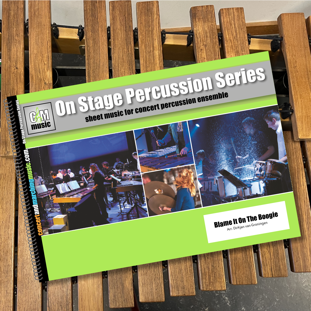 Cover Image | Blame It On The Boogie | Sheet Music For Percussion Ensemble
