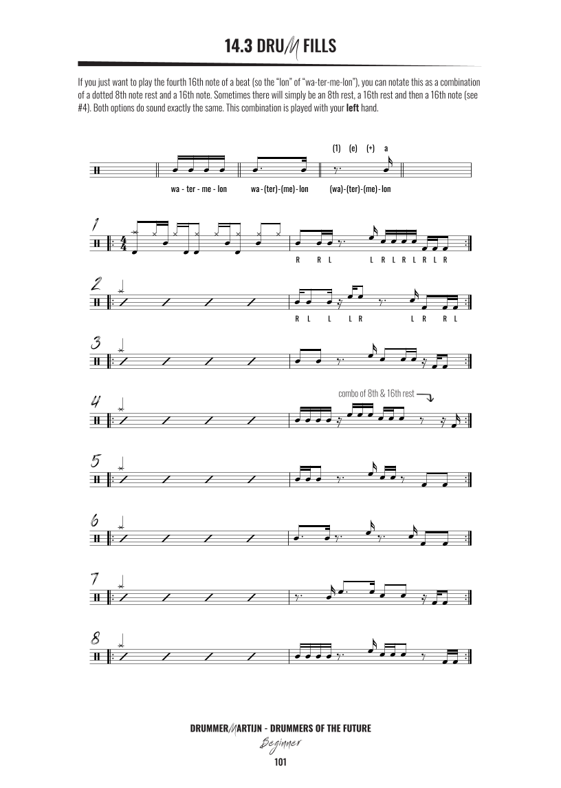Drummers Of The Future - Beginner | DrummerMartijn | Sample Page 101