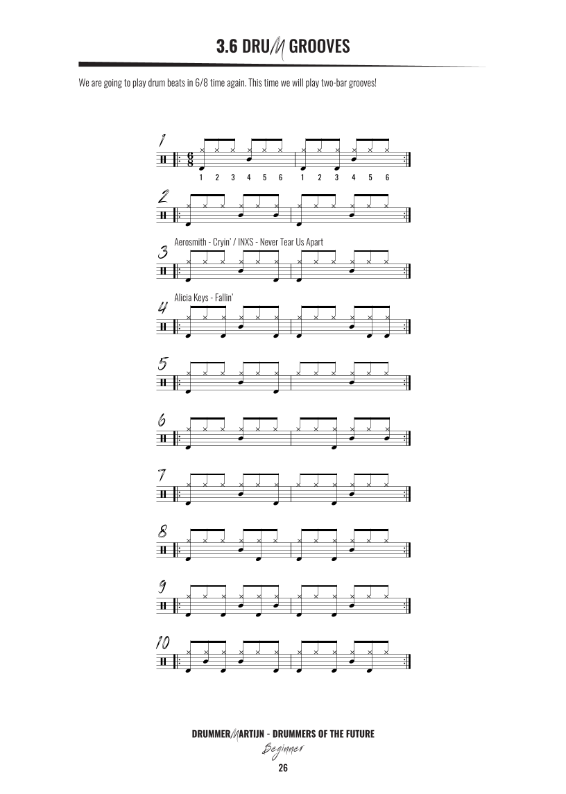 Drummers Of The Future - Beginner | DrummerMartijn | Sample Page 26