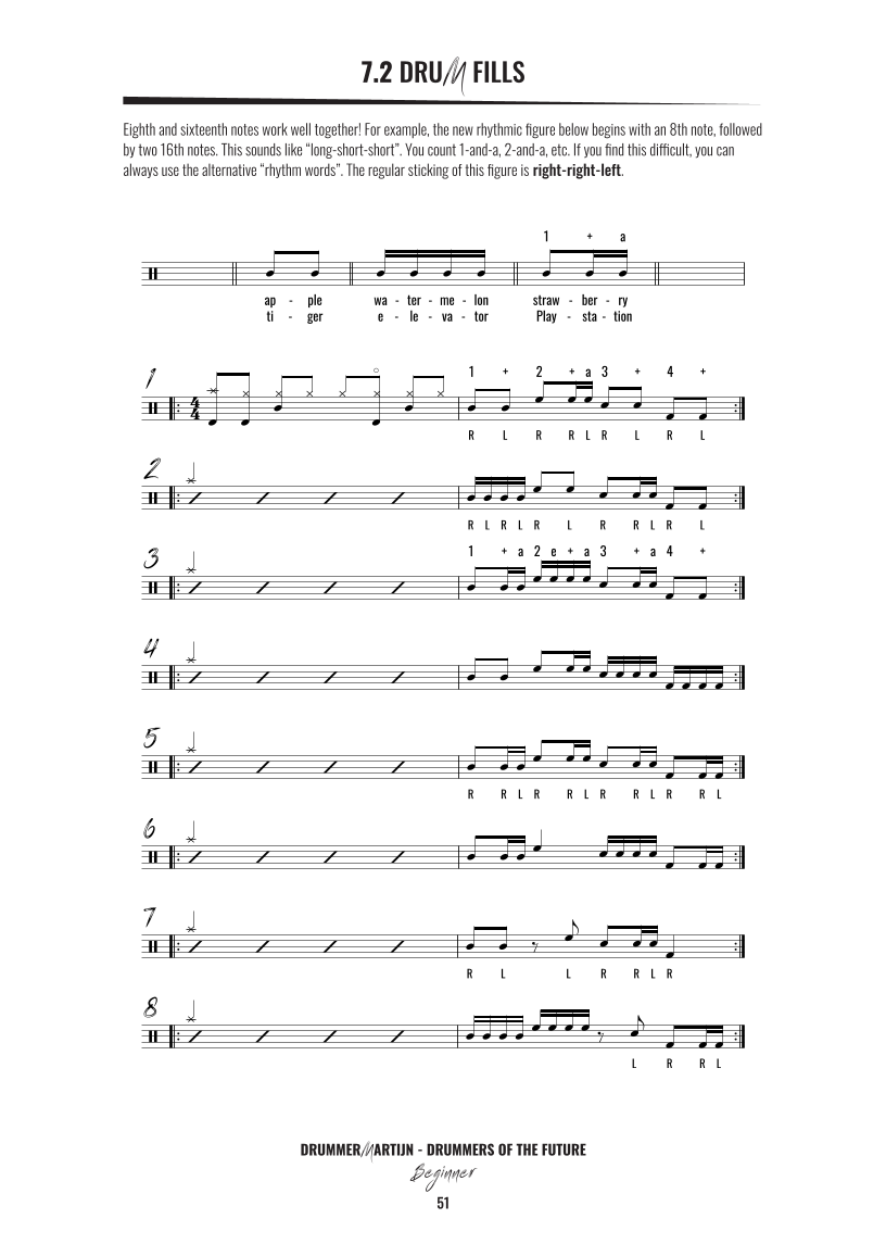 Drummers Of The Future - Beginner | DrummerMartijn | Sample Page 51