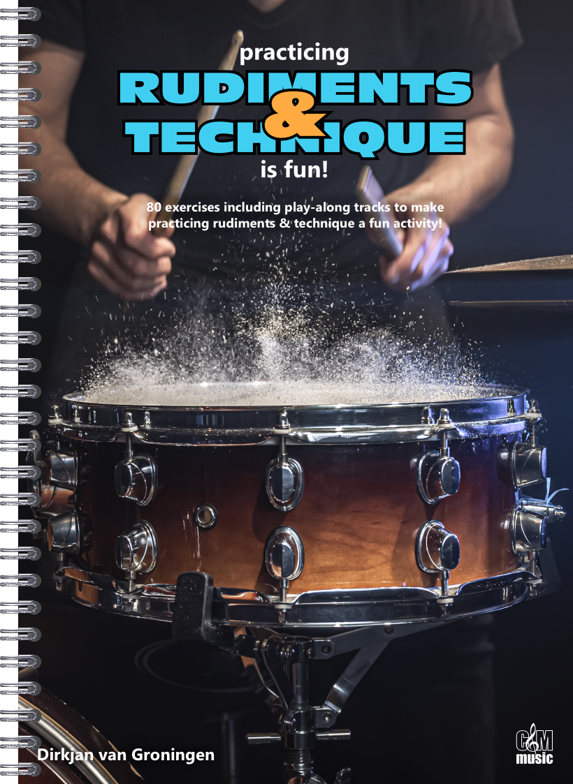 Practicing Rudiments & Technique Cover | Dirkjan van Groningen