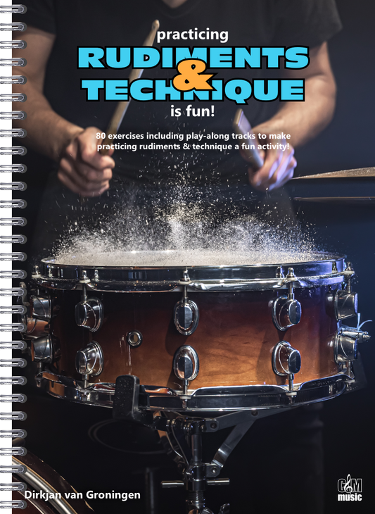 Practicing Rudiments & Technique Cover | Dirkjan van Groningen