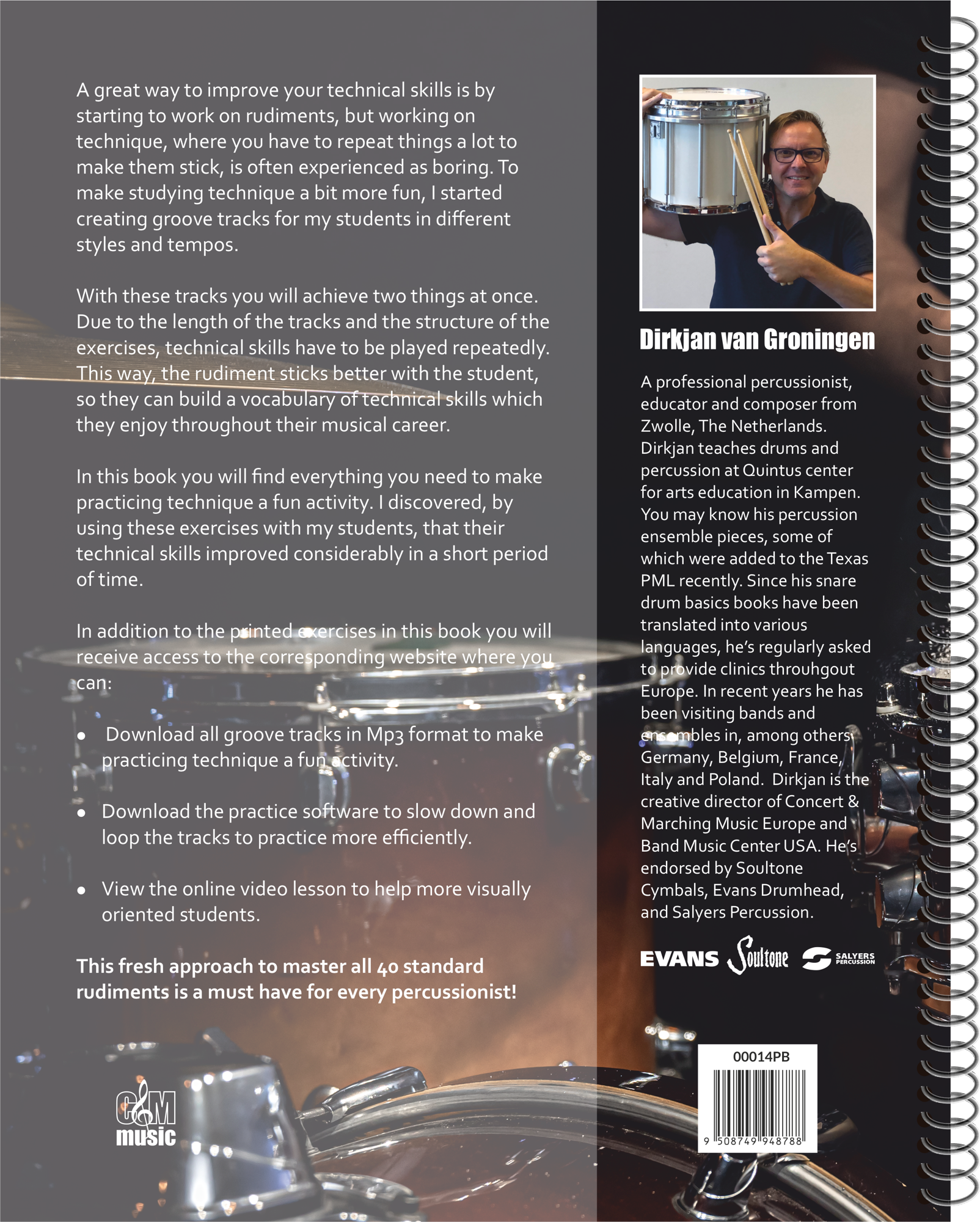 Practicing Rudiments & Technique Back | Dirkjan van Groningen