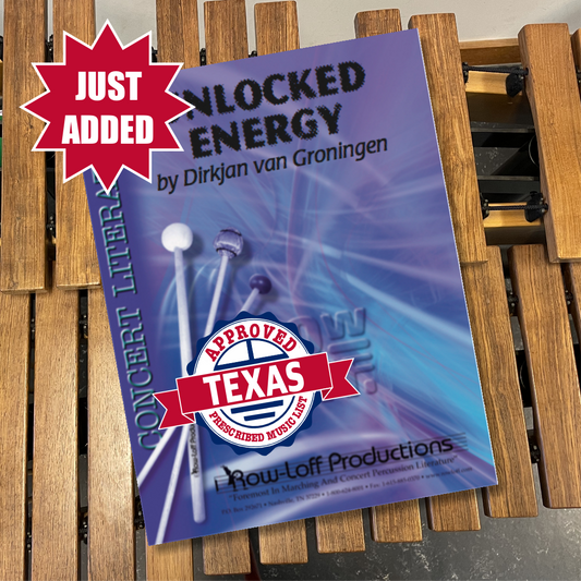 Unlocked Energy | Percussion Ensemble Sheet Music | Comp. Dirkjan van Groningen
