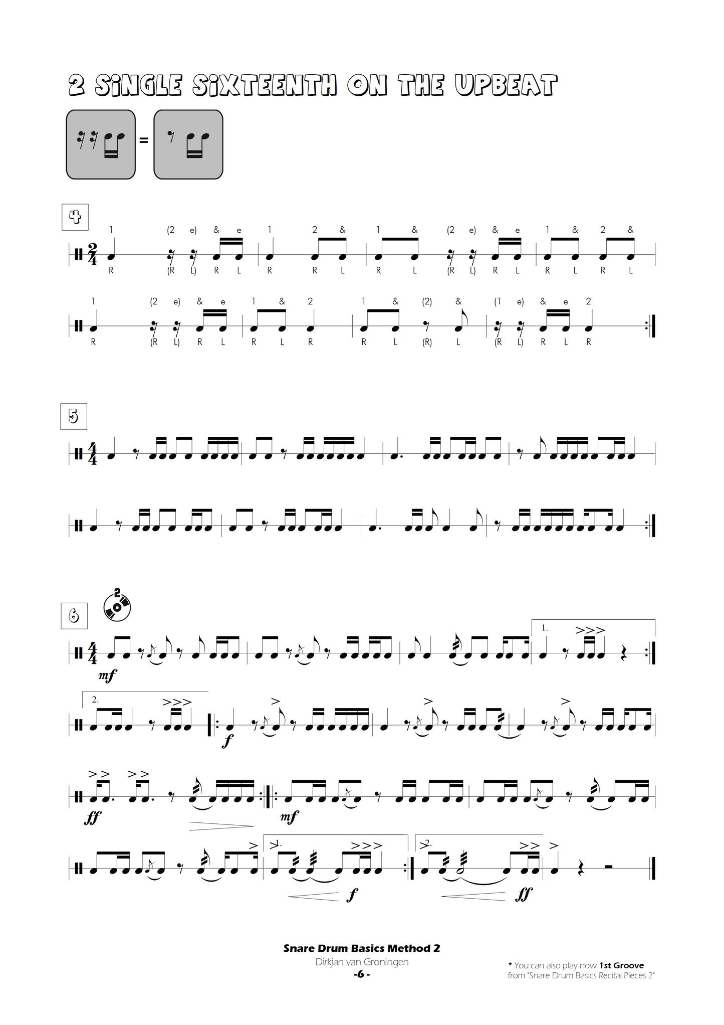 Snare Drum Basics Method 2