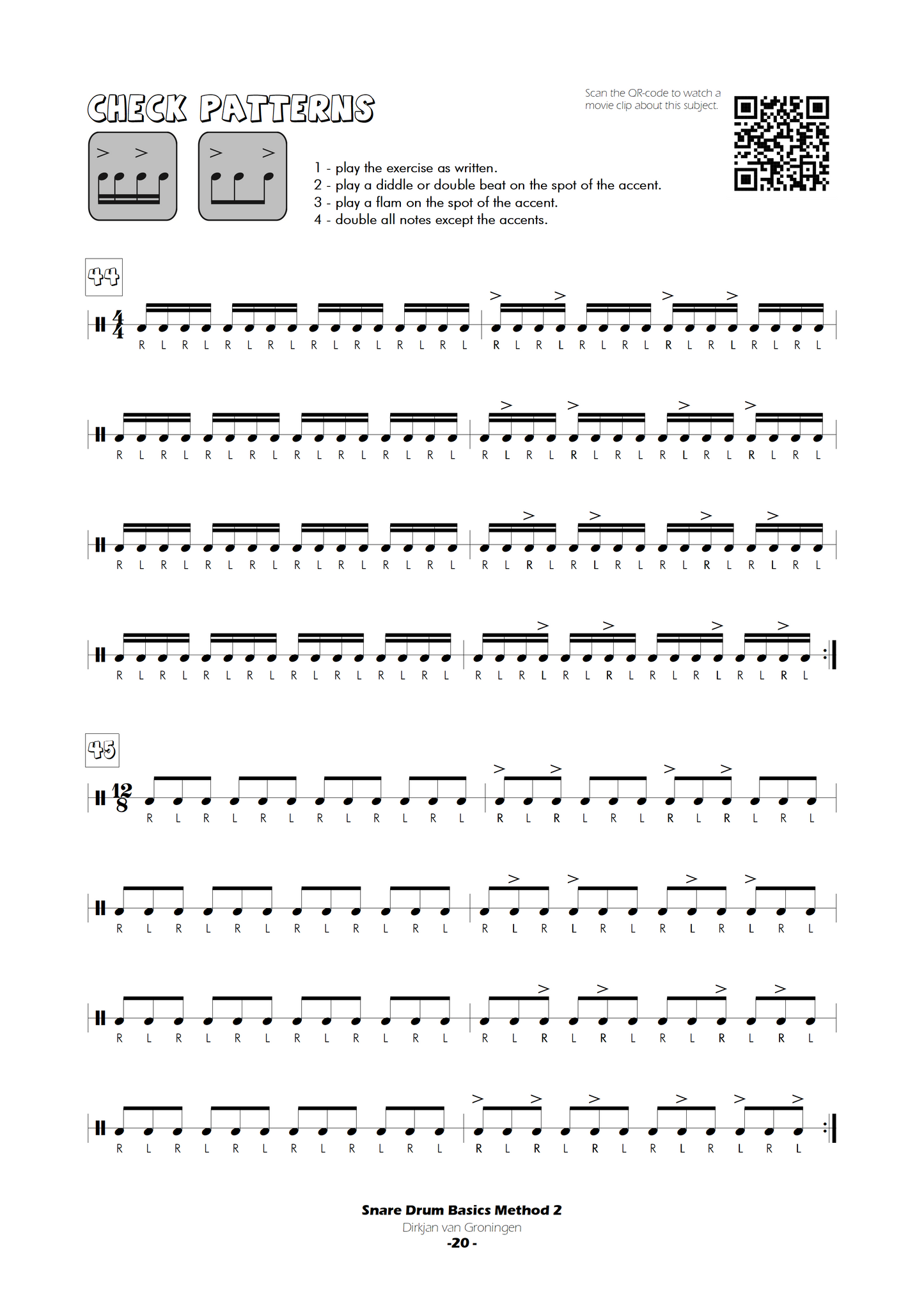 Snare Drum Basics Method 2