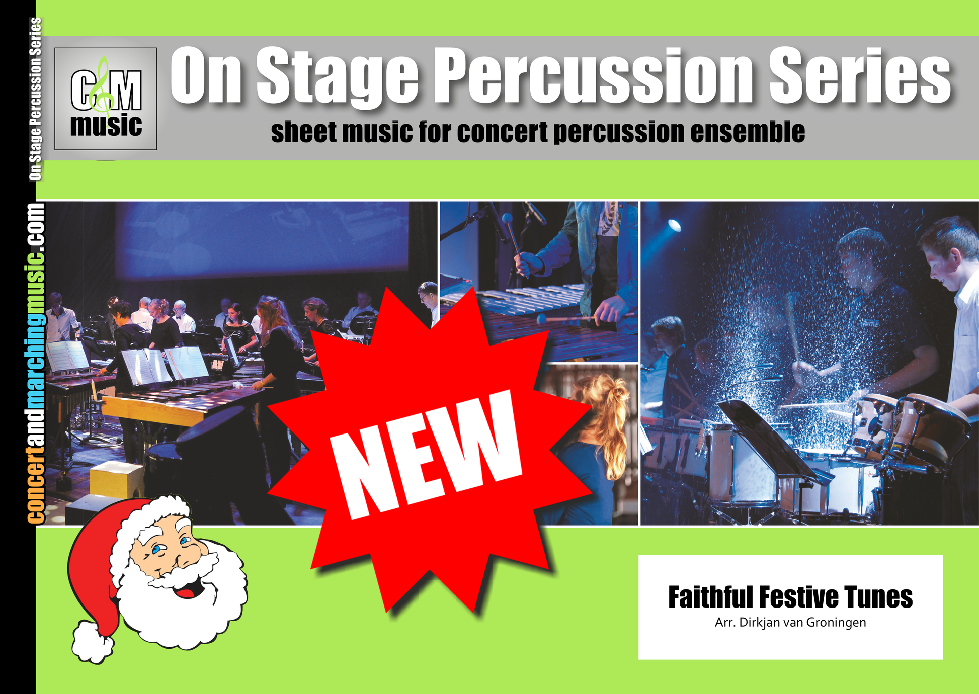 Faithfull Festive Tunes | Percussion Ensemble Sheet Music 