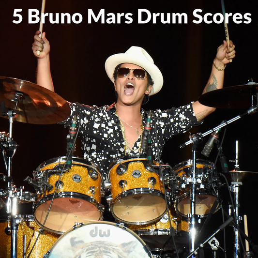 5 Bruno Mars Drum Scores