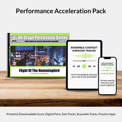 Flight Of The Hummingbird | Performance Acceleration Pack | Percussion Ensemble 