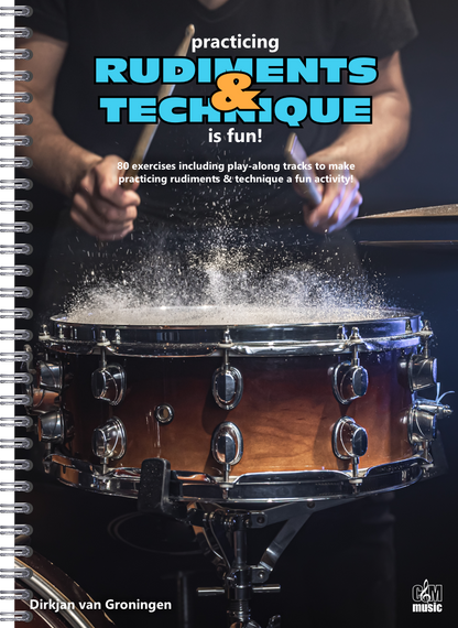 Practicing Rudiments & Technique Cover | Dirkjan van Groningen