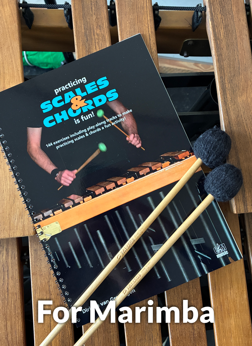 Practicing Scales & Chords Is Fun | Marimba | Dirkjan van Groningen