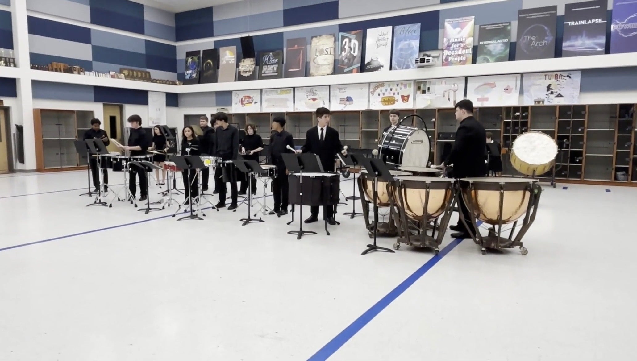 Splendora High School Percussion Ensemble Performing "In The Streets Of New Orleans" which is on the Texas PML