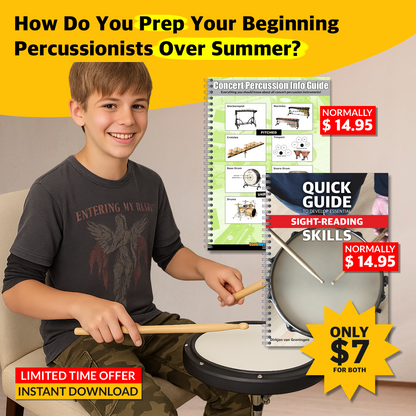 How Do You Prep Your Beginning Percussionists Over Summer? 