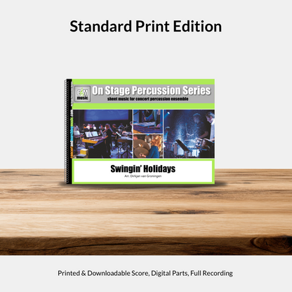 Swingin' Holidays | Standard Print Edition | Percussion Ensemble 