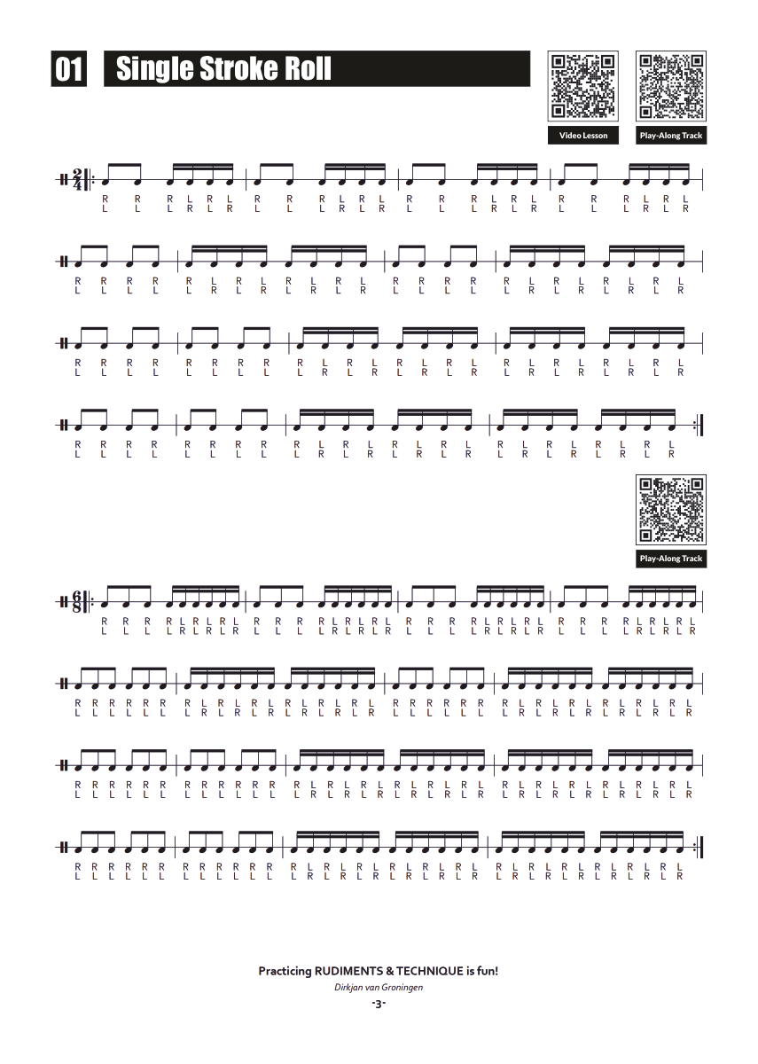 Practicing Rudiments & Technique is Fun!